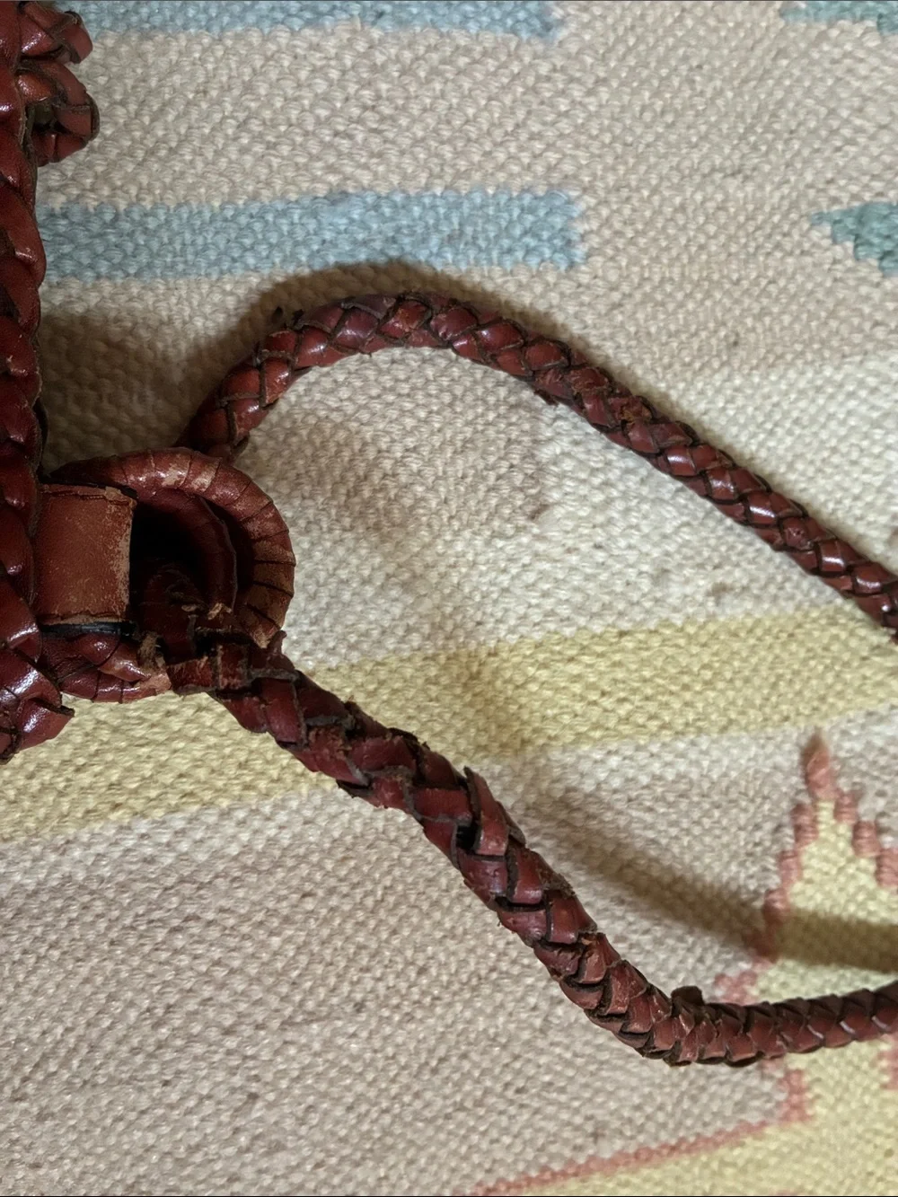Woven Crossbody Bag in Brown - Classic Handcrafted Style